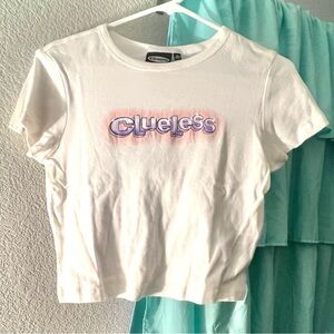 forever 21 clueless graphic baby tee